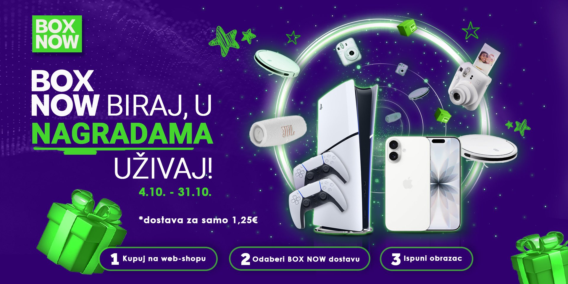 BOXNOW nagradna igra